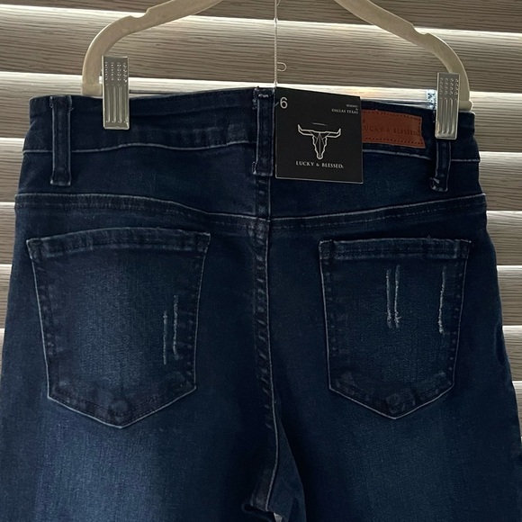🍁SALE….🍁 🩵 L&B Dark Wash Jeans Western Cowgirl🩵 - Picture 7 of 7